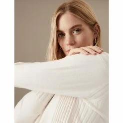 Autograph V-Neck Jumper With Cashmere Women Ivory 9 Autograph V-Neck Jumper With Cashmere Women Ivory -autograph Shop unnamed file 694