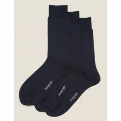 Autograph 3pk Modal Pima Cotton Socks Men Black