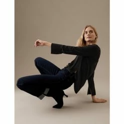 Autograph Pure Silk Long Sleeve Shirt Women Black 14 Autograph Pure Silk Long Sleeve Shirt Women Black -autograph Shop unnamed file 71