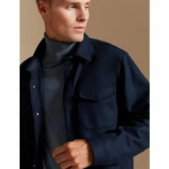 Autograph Overshirt With Wool Men Dark Navy -autograph Shop unnamed file 718