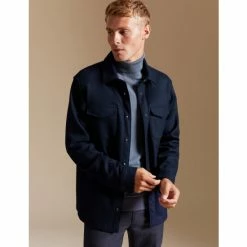 Autograph Overshirt With Wool Men Dark Navy -autograph Shop unnamed file 719