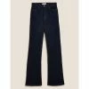 Autograph Luxury High Waisted Flared Jeans Women Dark Indigo