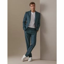 Autograph Tailored Fit Wool Rich Jacket Men Teal -autograph Shop unnamed file 797