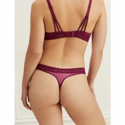 Autograph Tivoli Mesh Thong Lingerie Claret -autograph Shop unnamed file 811