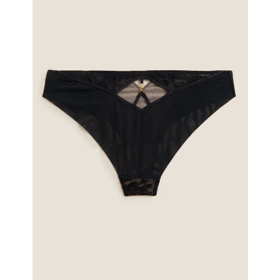 Autograph Lexington Brazilian Knickers Lingerie Black 5 Autograph Lexington Brazilian Knickers Lingerie Black - Image 5