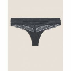 Autograph Marseilles Lace Thong Lingerie Teal