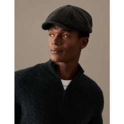 Autograph Pure Cashmere Baker Boy Hat Men Charcoal Mix 5 Autograph Pure Cashmere Baker Boy Hat Men Charcoal Mix -autograph Shop unnamed file 843