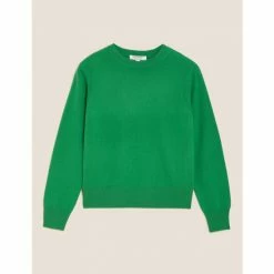 Autograph Pure Cashmere Crew Neck Jumper Women Scarlet