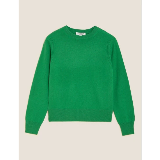 Autograph Pure Cashmere Crew Neck Jumper Women Scarlet 1 Autograph Pure Cashmere Crew Neck Jumper Women Scarlet