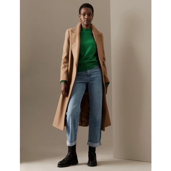 Autograph Pure Cashmere Crew Neck Jumper Women Scarlet 2 Autograph Pure Cashmere Crew Neck Jumper Women Scarlet - Image 2