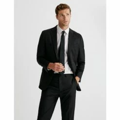 Autograph Tailored Fit Pure Wool Twill Jacket Men Black 21 Autograph Tailored Fit Pure Wool Twill Jacket Men Black -autograph Shop unnamed file 9