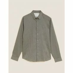 Autograph Cotton Rich Geometric Print Shirt Men Multi/neutral