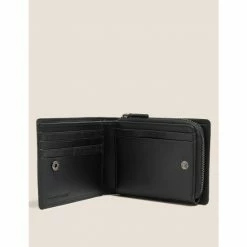Autograph Leather Zip Bi-Fold Cardsafe™ Wallet Men Black -autograph Shop unnamed file 919