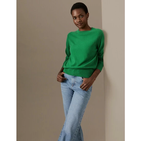 Autograph Pure Cashmere Crew Neck Jumper Women Scarlet 8 Autograph Pure Cashmere Crew Neck Jumper Women Scarlet - Image 8