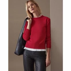 Autograph Pure Cashmere Crew Neck Jumper Women Scarlet 19 Autograph Pure Cashmere Crew Neck Jumper Women Scarlet -autograph Shop unnamed file 95
