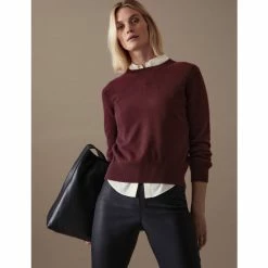 Autograph Pure Cashmere Crew Neck Jumper Women Scarlet 20 Autograph Pure Cashmere Crew Neck Jumper Women Scarlet -autograph Shop unnamed file 96