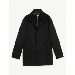 Autograph Double Collar Jacket Men Black